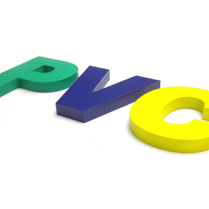 Plastic 3D letters