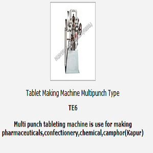 Tablet Making Machine Supplier